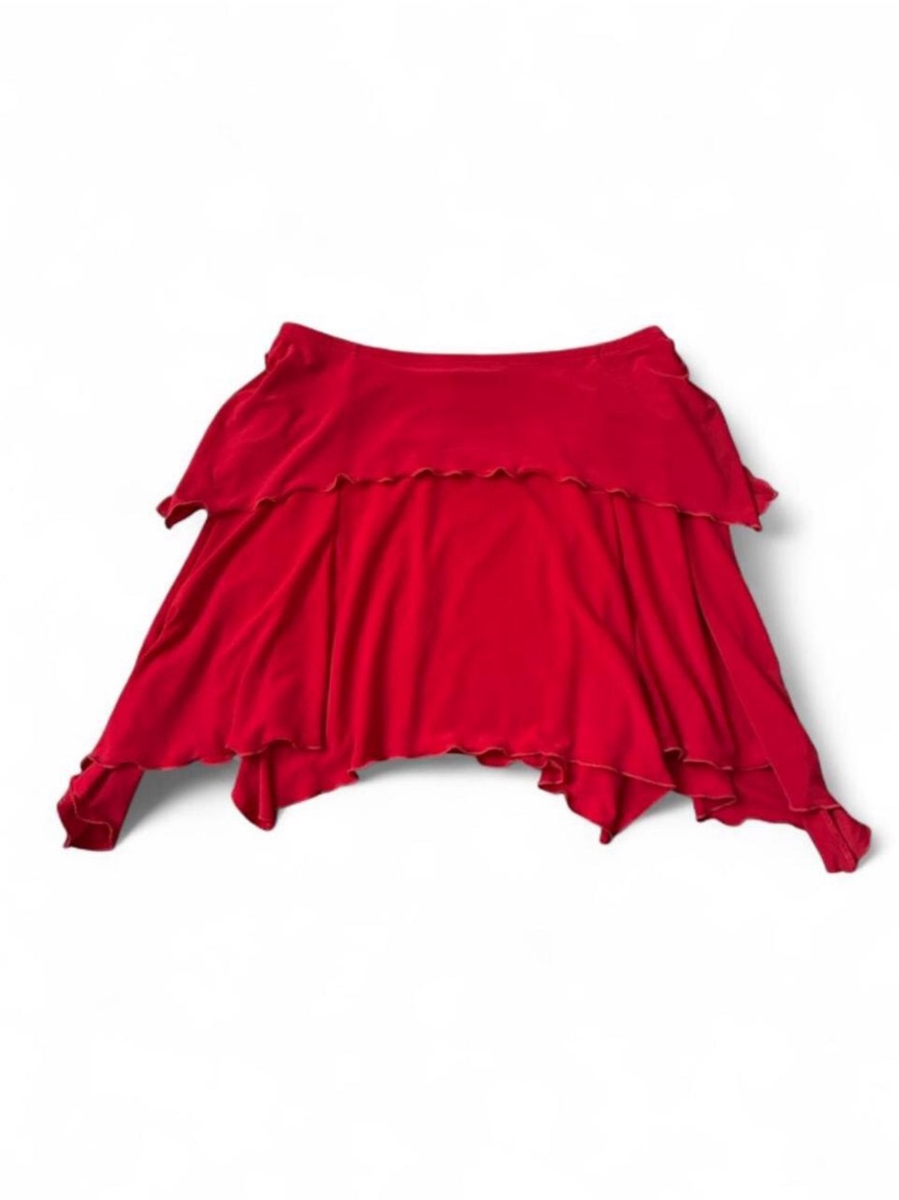 Y2K Red Fairy Handkerchief Skirt
